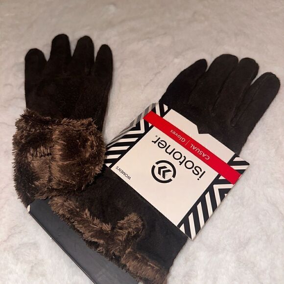 New Isotoner Casual Microluxe Lining
Gloves, Large/ Run XSmall - Picture 7 of 12
